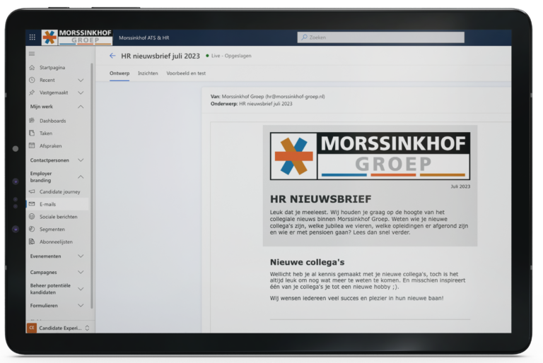 Morssinkhof nieuwsbrief