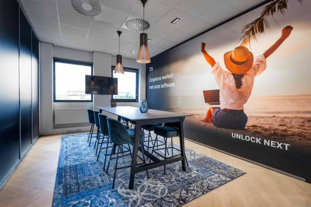 Open ruimte bij Msquad gericht op transparantie, samenwerking en Microsoft Teams-ervaring